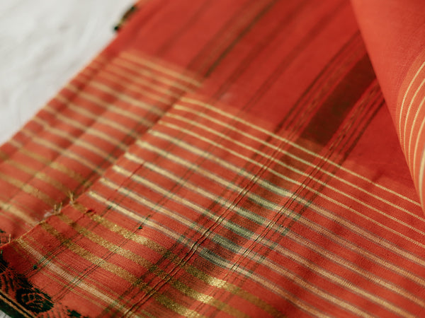 Bengal Handwoven Tangail Dhoti (Dhuti)