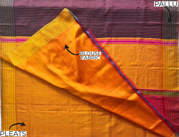 Handwoven Bengal Pure Silk Saree