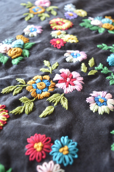 Hand-Embroidered Blouse Fabric