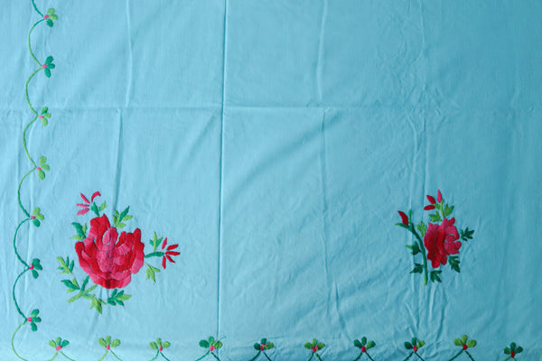 Bengal Hand Embroidered Cotton Bedsheet