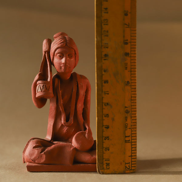 Bengal Terracotta Baul Singer Handicraft