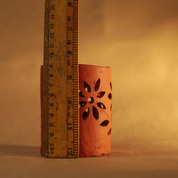 Bengal Terracotta Pen Holder/ Cutlery Stand Handicraft