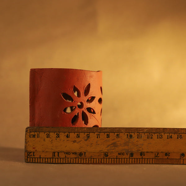 Bengal Terracotta Pen Holder/ Cutlery Stand Handicraft