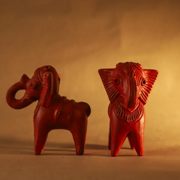 Bengal Terracotta Elephant Handicraft