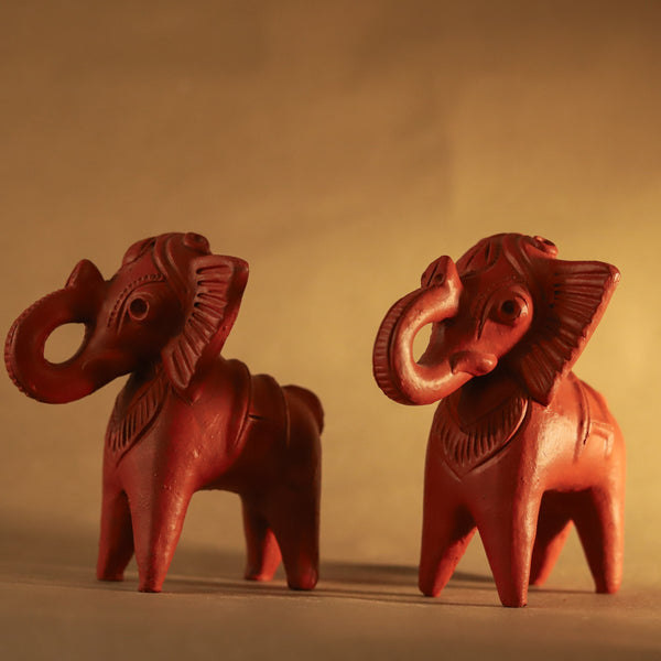 Bengal Terracotta Elephant Handicraft