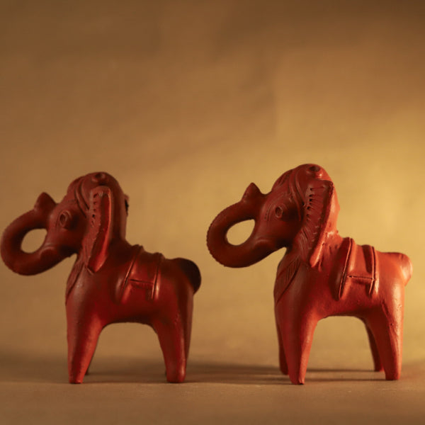 Bengal Terracotta Elephant Handicraft