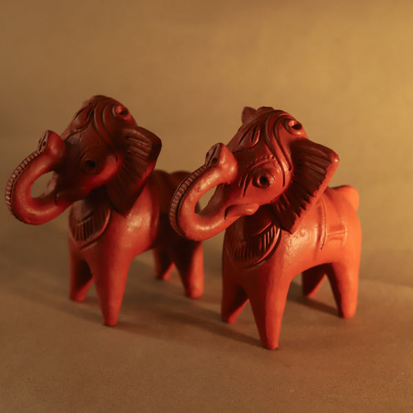 Bengal Terracotta Elephant Handicraft