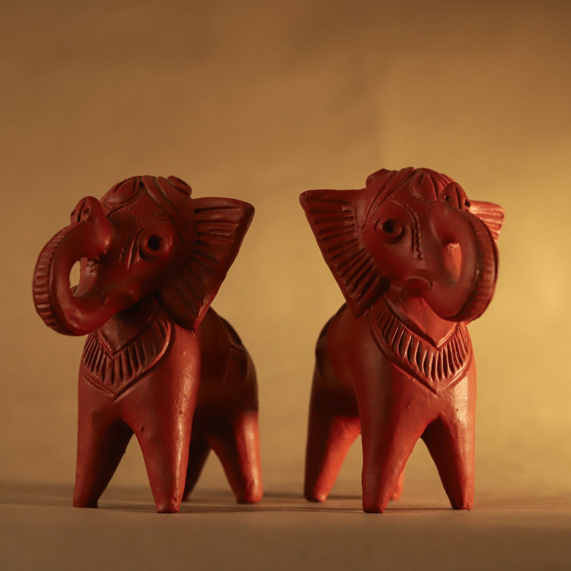 Bengal Terracotta Elephant Handicraft