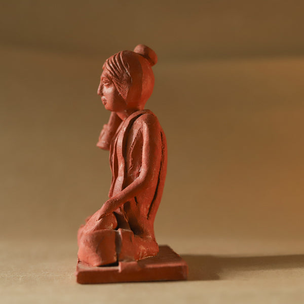 Bengal Terracotta Baul Singer Handicraft