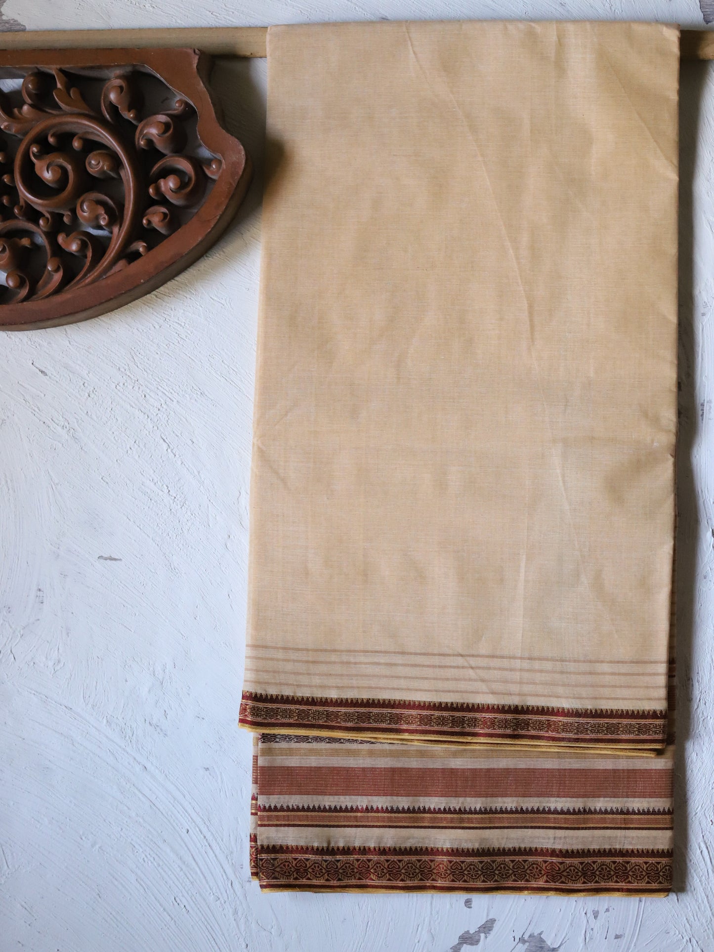 Bengal Handwoven Tangail Dhoti (Dhuti)