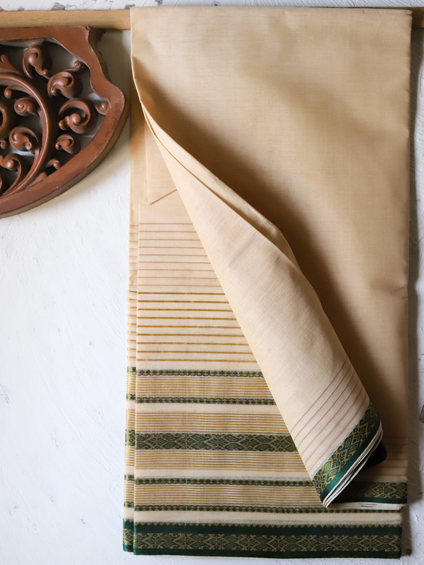 Bengal Handwoven Tangail Dhoti (Dhuti)