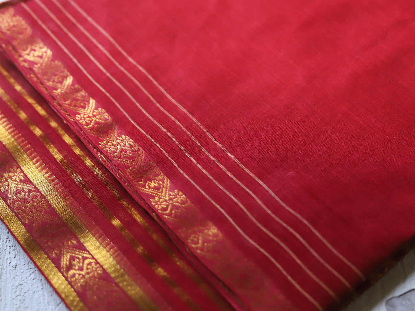 Bengal Handwoven Tangail Dhoti (Dhuti)