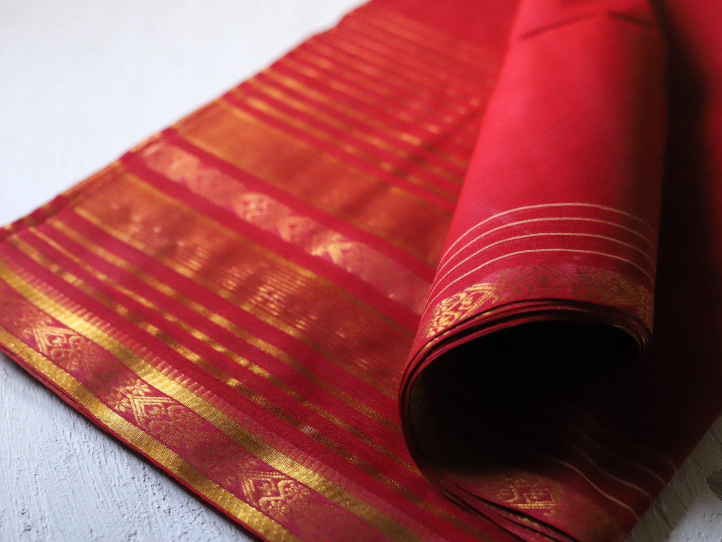 Bengal Handwoven Tangail Dhoti (Dhuti)