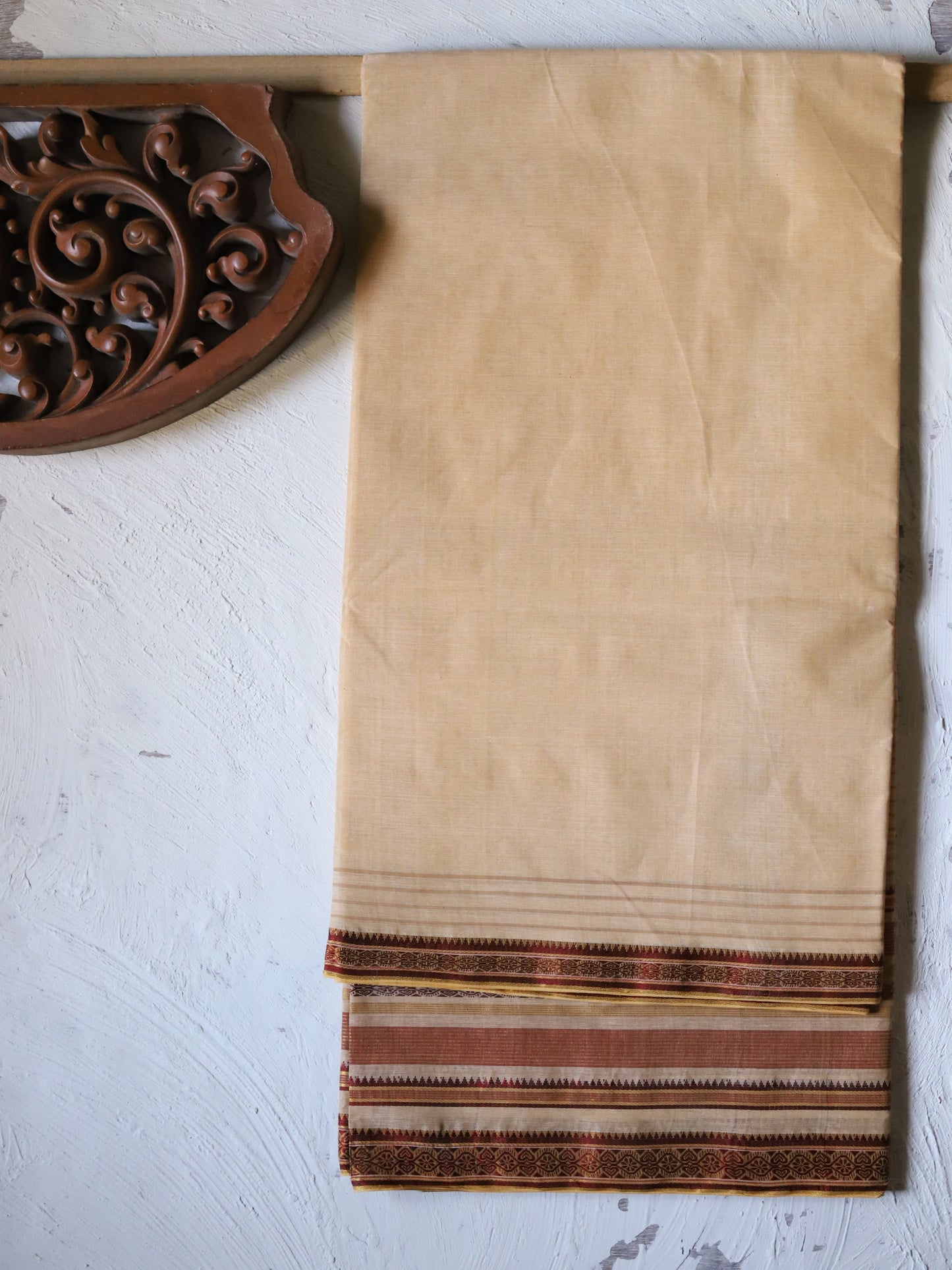 Bengal Handwoven Tangail Dhoti (Dhuti)