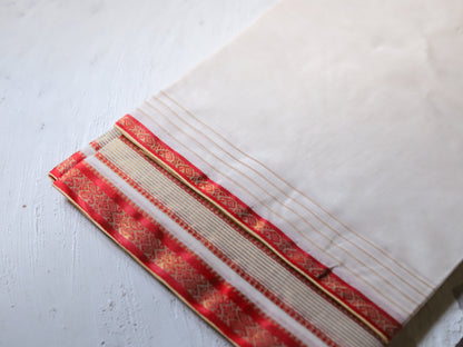 Bengal Handwoven Tangail Dhoti (Dhuti)