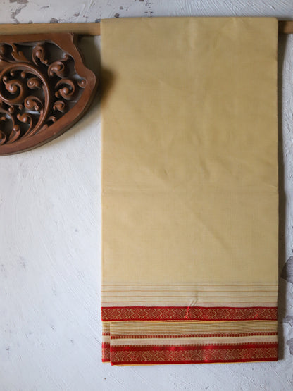 Bengal Handwoven Tangail Dhoti (Dhuti)
