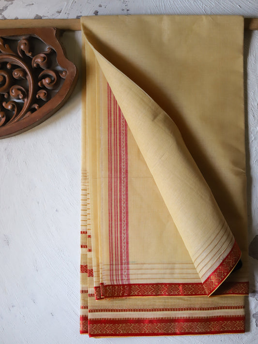 Bengal Handwoven Tangail Dhoti (Dhuti)