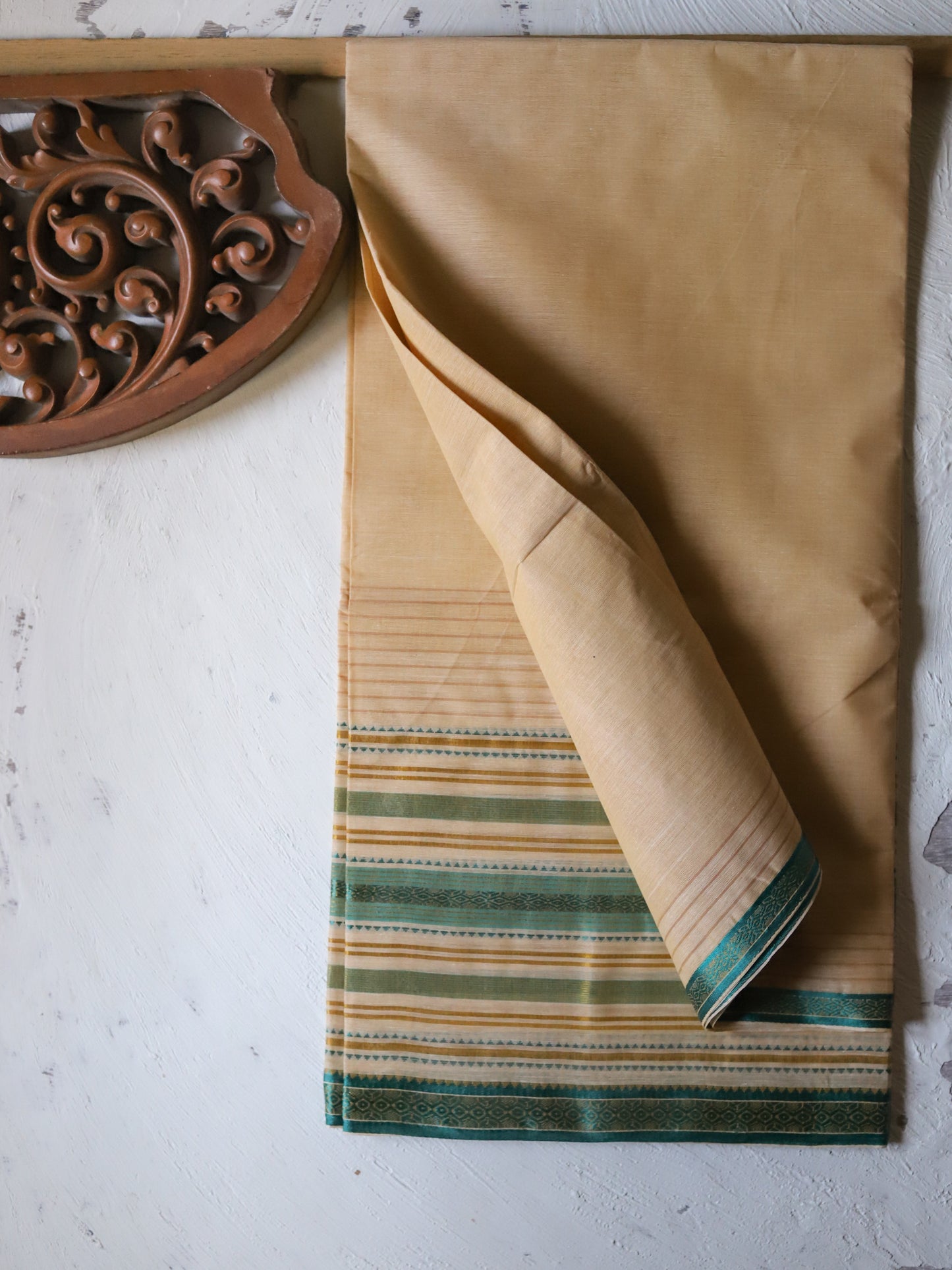 Bengal Handwoven Tangail Dhoti (Dhuti)
