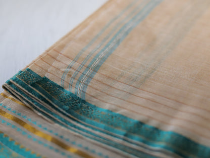 Bengal Handwoven Tangail Dhoti (Dhuti)