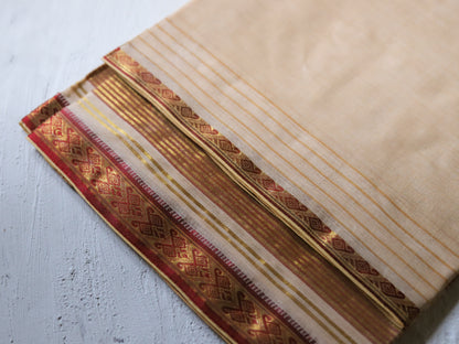 Bengal Handwoven Tangail Dhoti (Dhuti)
