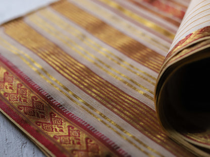 Bengal Handwoven Tangail Dhoti (Dhuti)