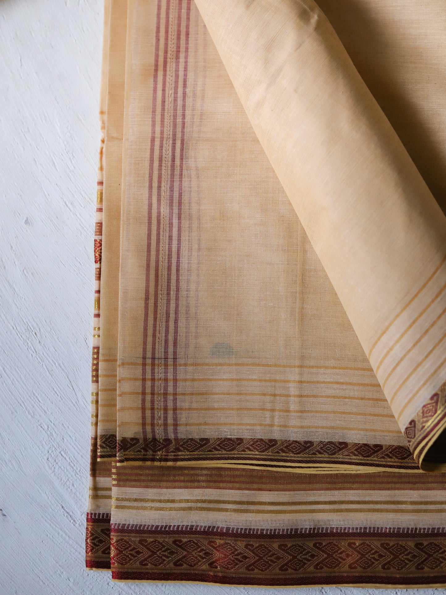 Bengal Handwoven Tangail Dhoti (Dhuti)