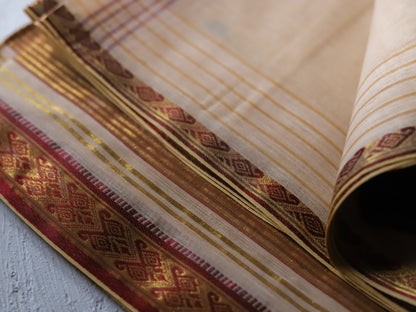 Bengal Handwoven Tangail Dhoti (Dhuti)
