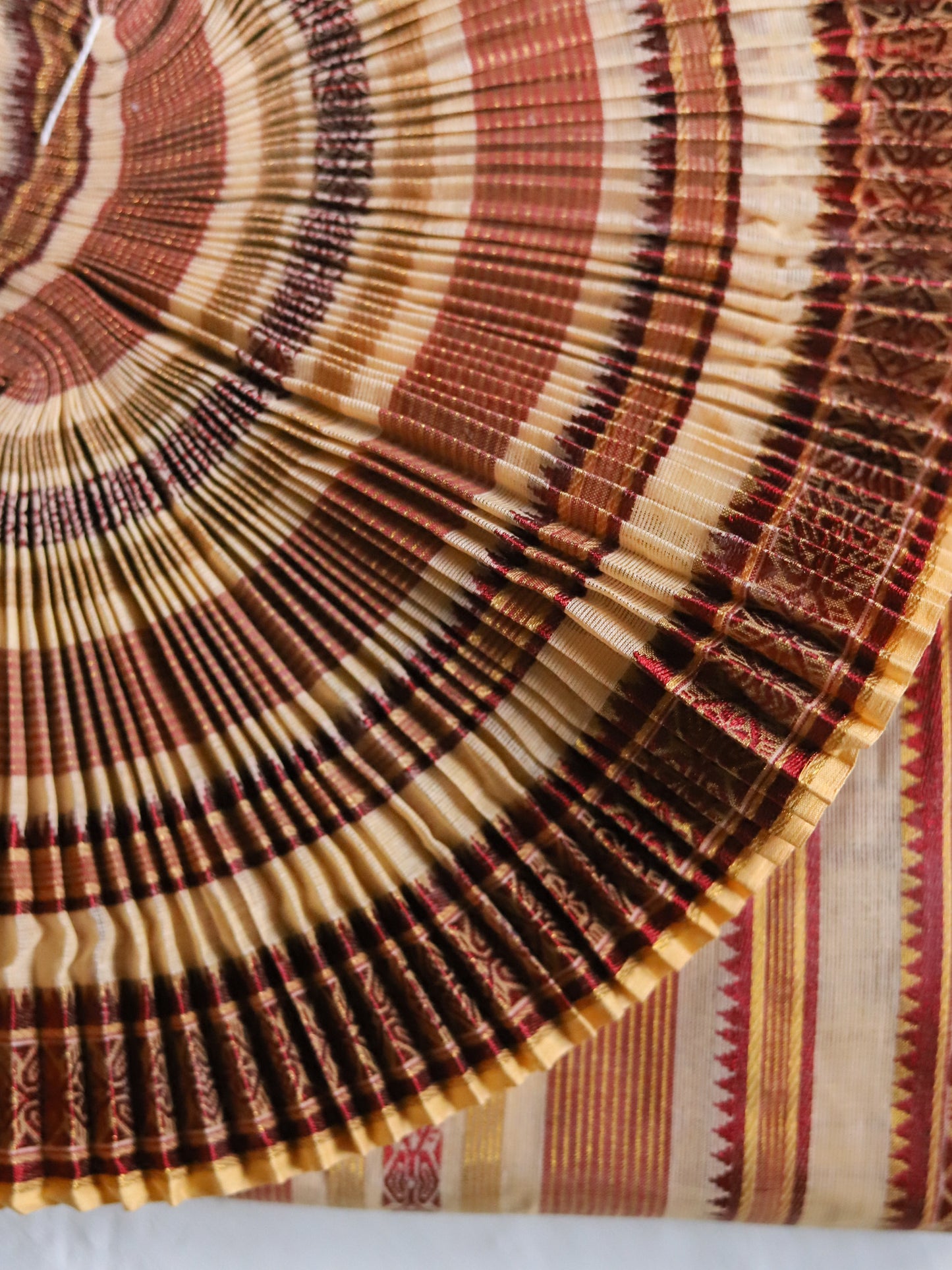 Bengal Handwoven Tangail Dhoti (Dhuti)