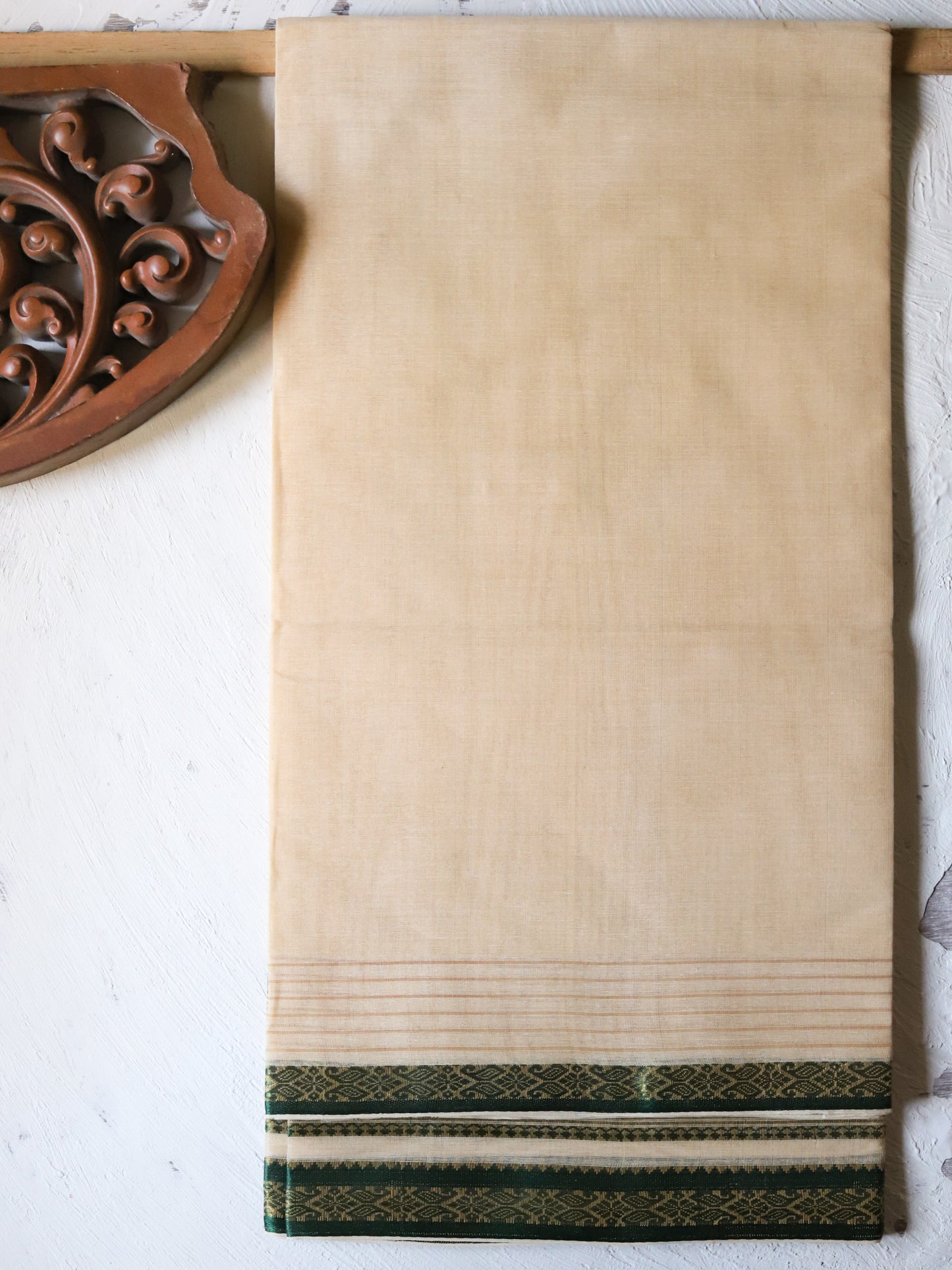 Bengal Handwoven Tangail Dhoti (Dhuti)
