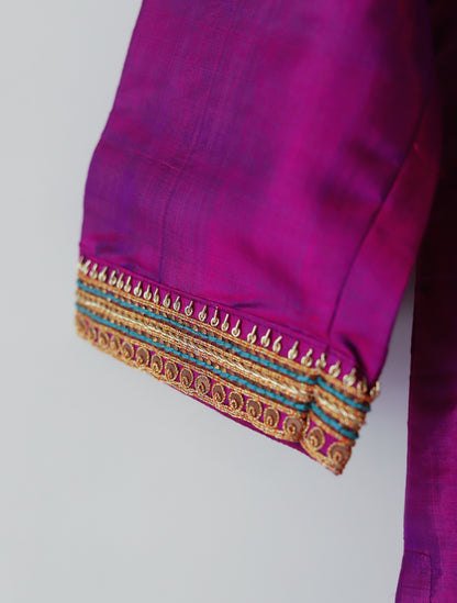 Bengal Hand Embroidered Silk Kurti
