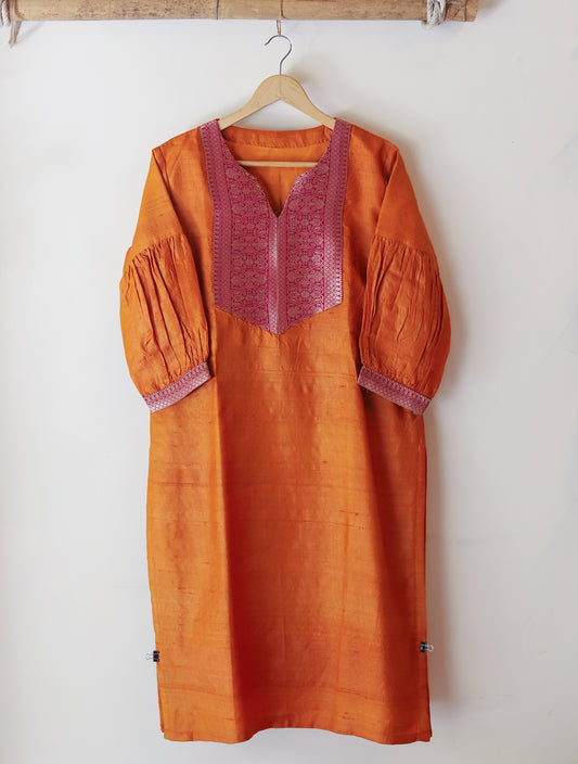 Bengal Raw Tussar Silk Kurti