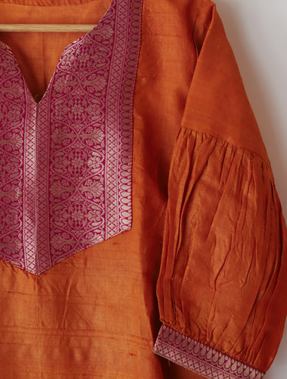 Bengal Raw Tussar Silk Kurti