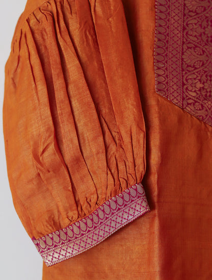 Bengal Raw Tussar Silk Kurti