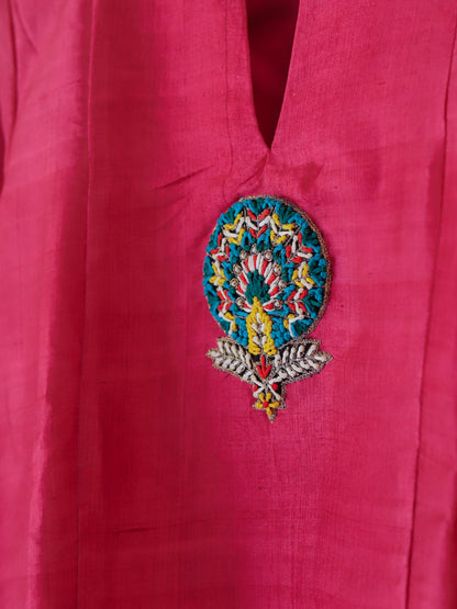 Bengal Hand Embroidered Silk Top
