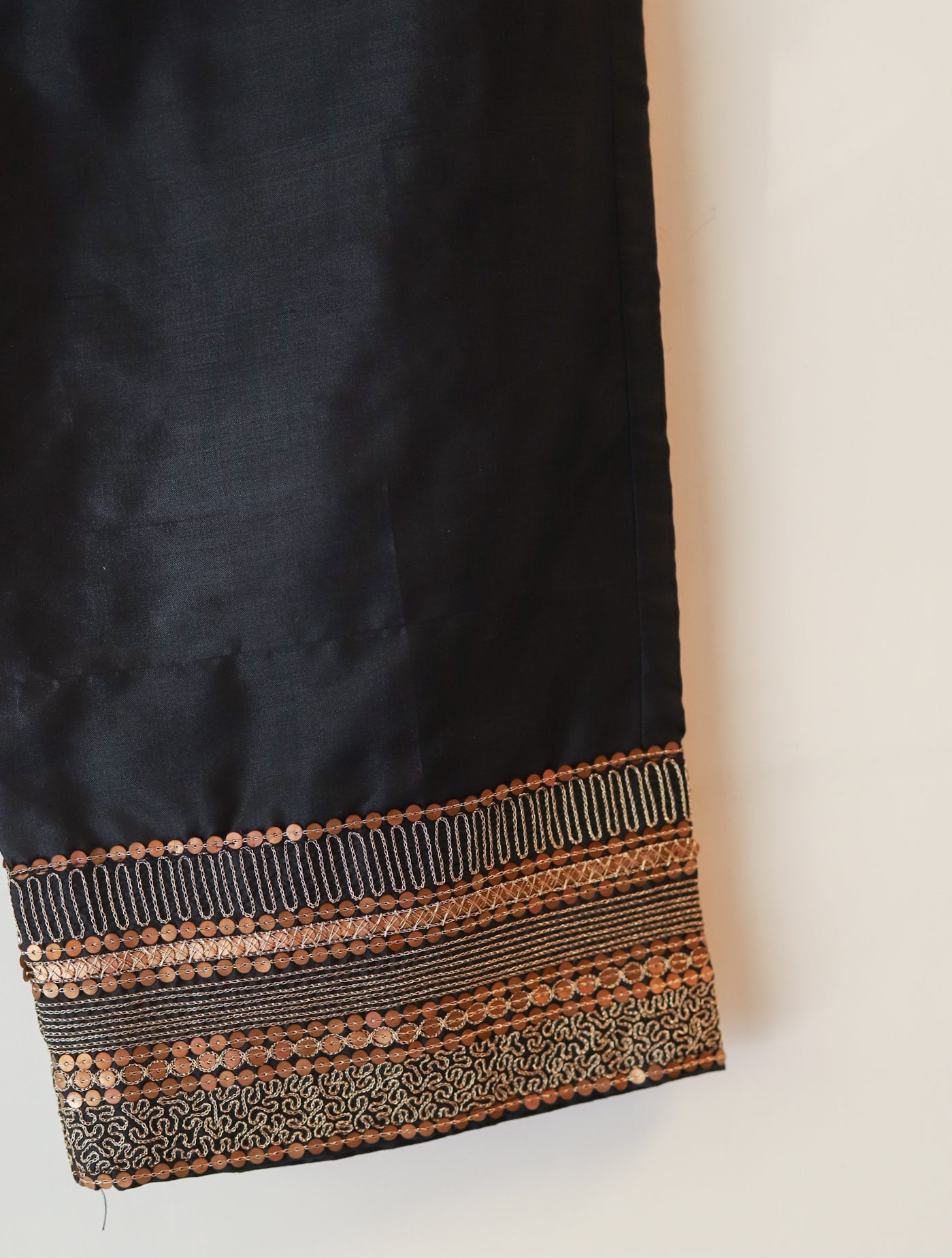Bengal Hand Embroidered Silk Top Bottom
