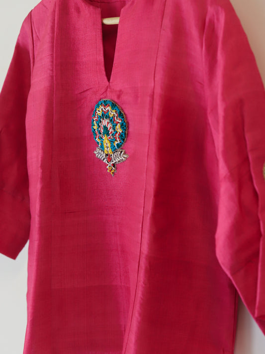 Bengal Hand Embroidered Silk Top