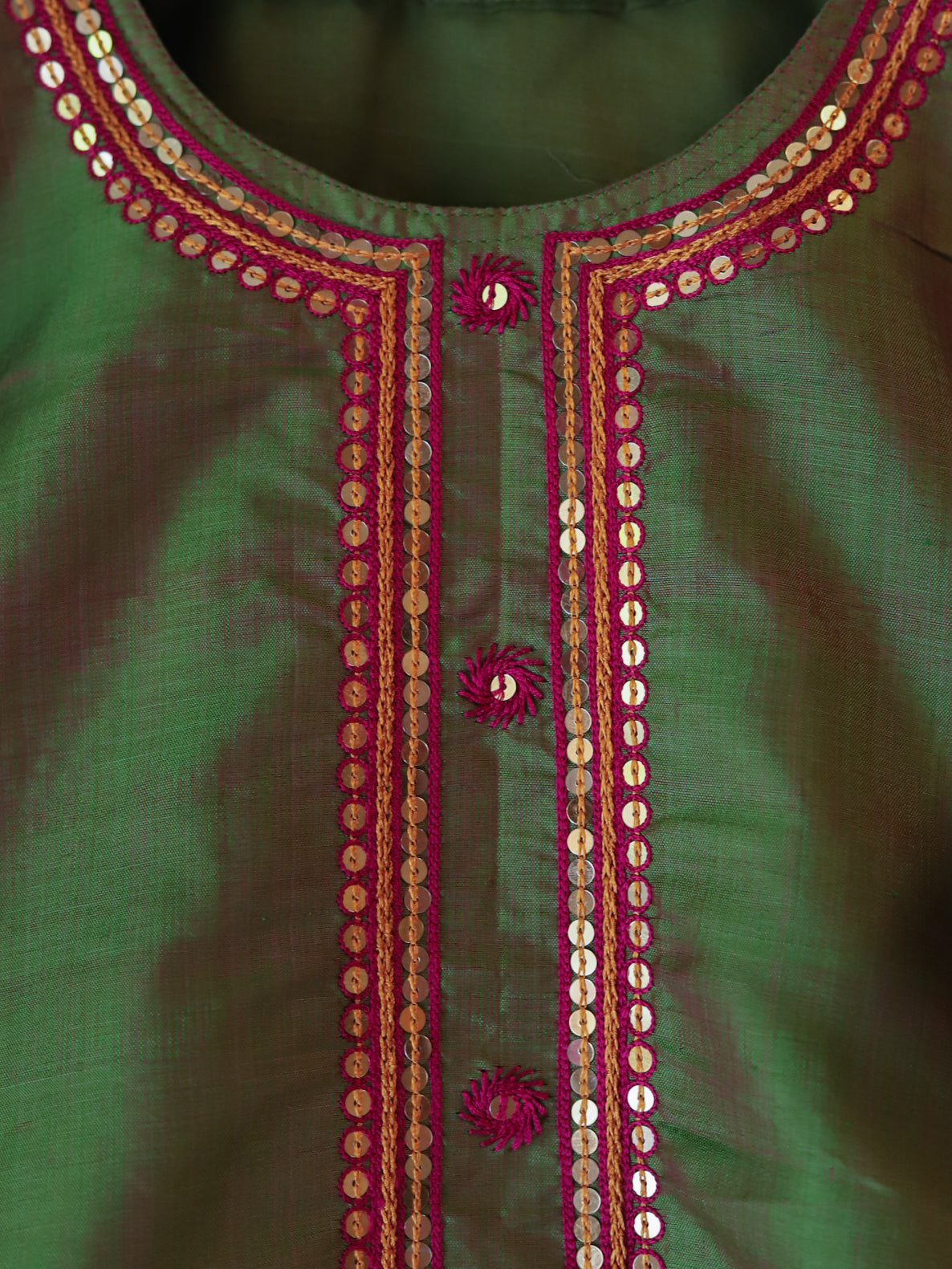 Bengal Hand Embroidered Silk Top