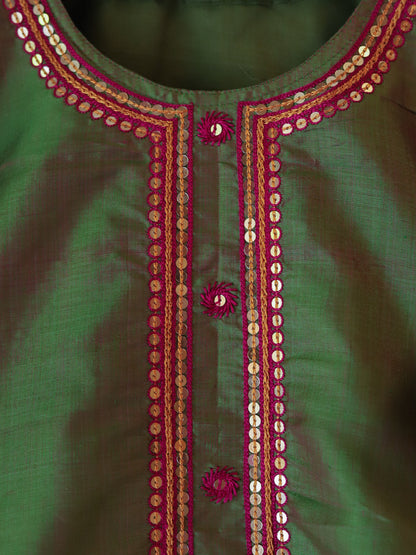Bengal Hand Embroidered Silk Top
