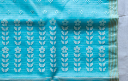 Handwoven Bengal Muslin Saree