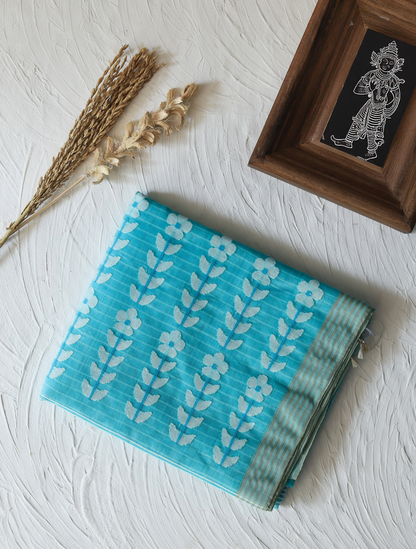 Handwoven Bengal Muslin Saree
