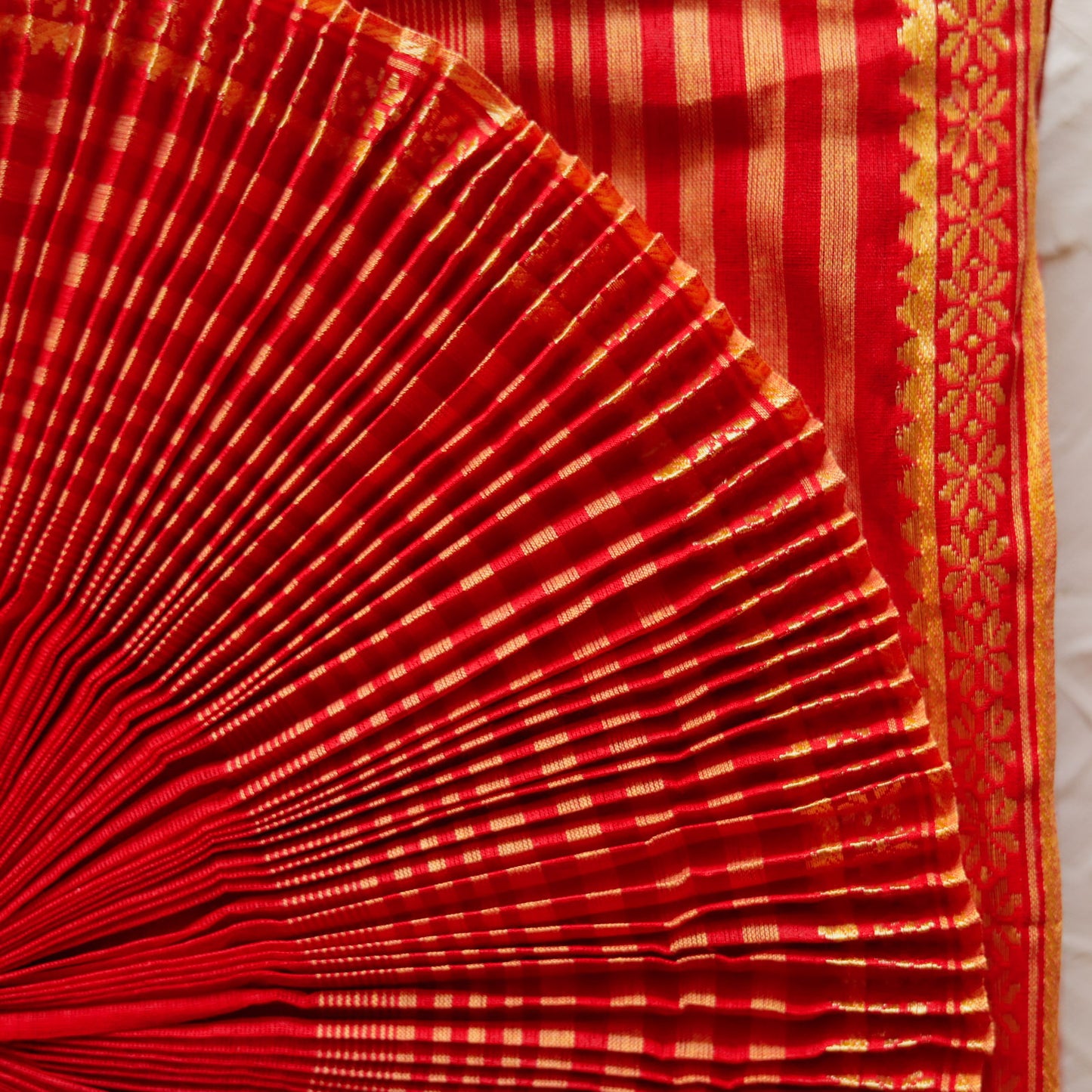 Bengal Handwoven Tangail Dhoti Pant (Dhuti Ready to wear/ Stitched Pant)