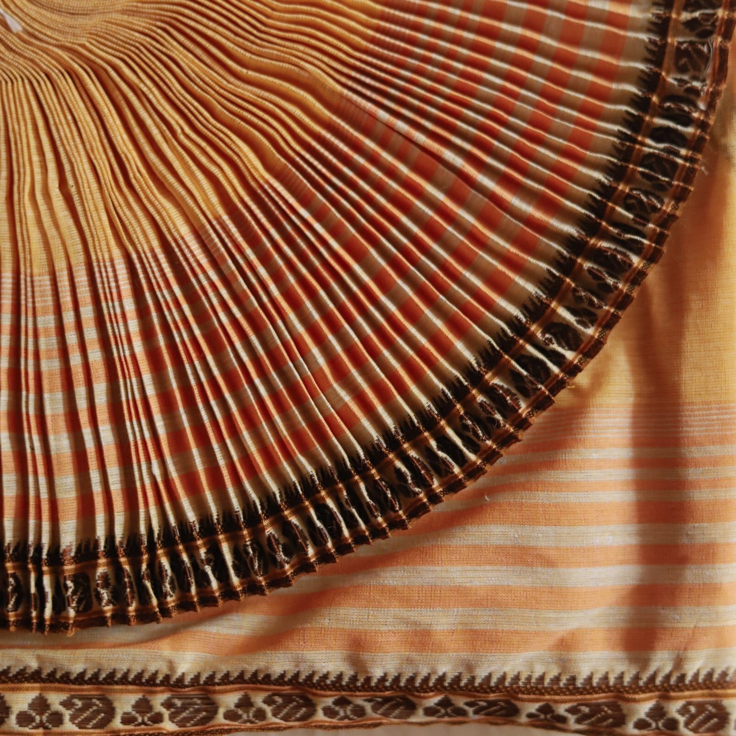 Bengal Handwoven Tangail Dhoti Pant (Dhuti Ready to wear/ Stitched Pant)