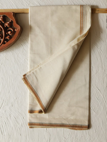 Bengal Handwoven Tangail Dhoti (Dhuti)