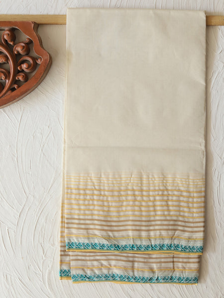 Bengal Handwoven Tangail Dhoti (Dhuti)