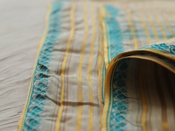 Bengal Handwoven Tangail Dhoti (Dhuti)