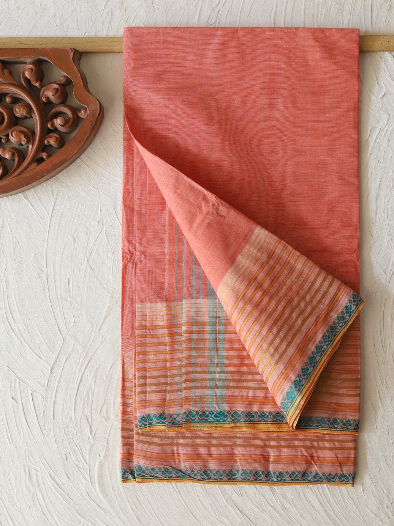 Bengal Handwoven Tangail Dhoti (Dhuti)