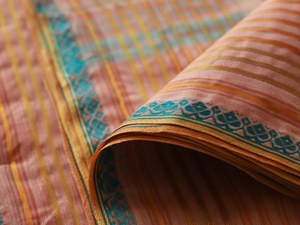 Bengal Handwoven Tangail Dhoti (Dhuti)