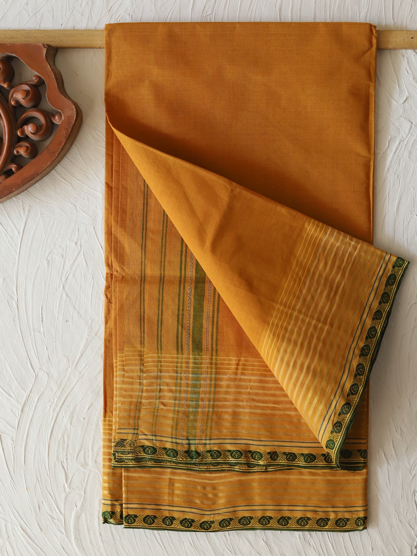 Bengal Handwoven Tangail Dhoti (Dhuti)