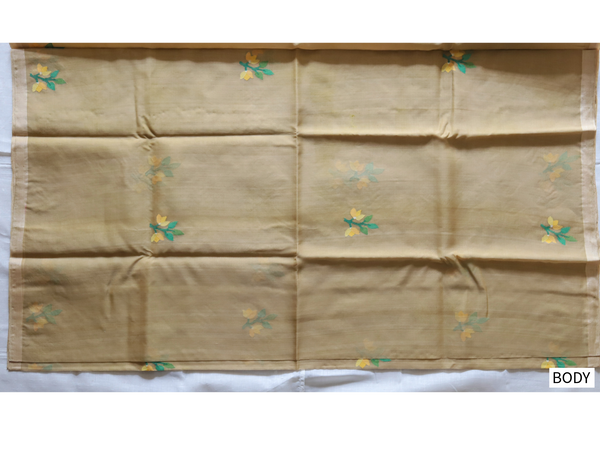 Handwoven Bengal Muslin Saree