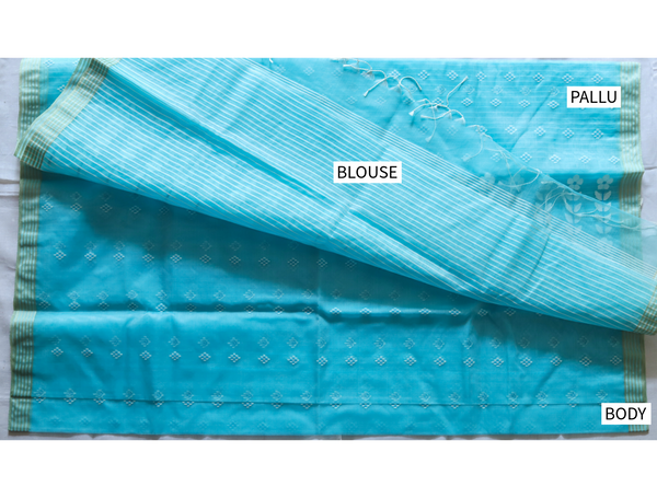 Handwoven Bengal Muslin Saree